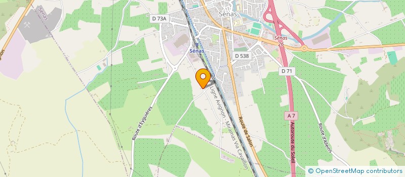 localisation de l'entreprise ESSENTIEL TRAINING  SENAS