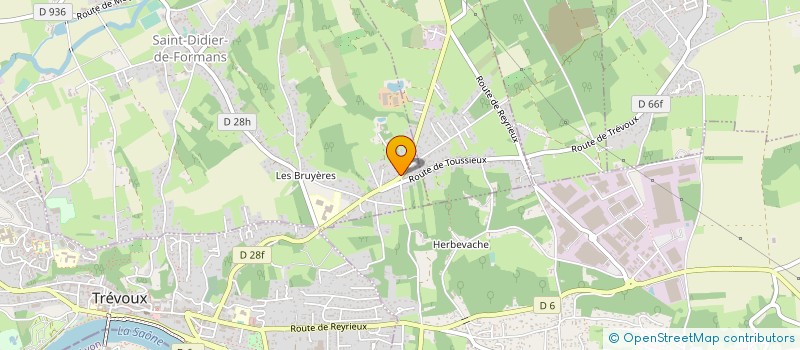 localisation de l'entreprise ESSENTIEL TRAVAUX  SAINT-DIDIER-DE-FORMANS