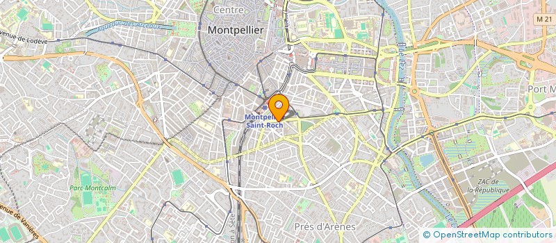 localisation de l'entreprise ESSENTIELLE à MONTPELLIER