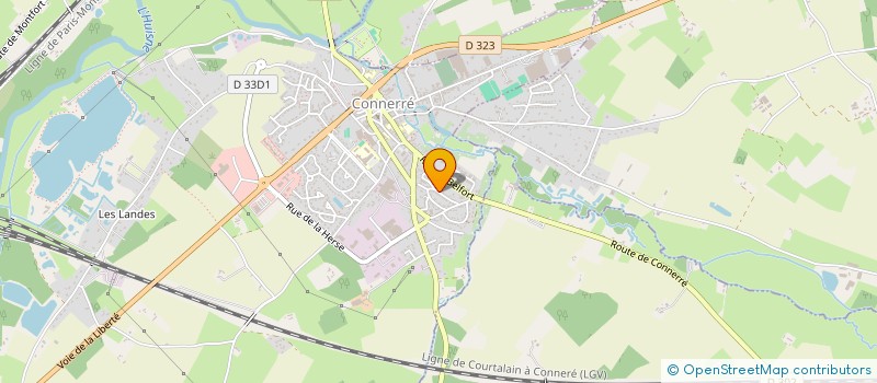 localisation de l'entreprise ESSENTIELLEMENT BIO à CONNERRE
