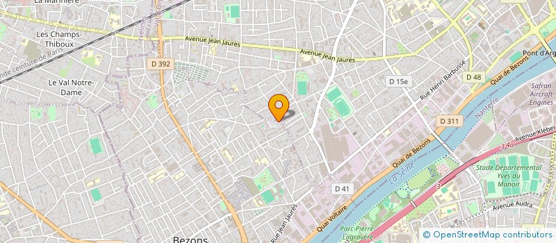localisation de l'entreprise ESSENTIOIL à ARGENTEUIL