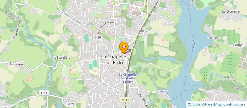 localisation de l'entreprise ESSENTIS à LA CHAPELLE-SUR-ERDRE