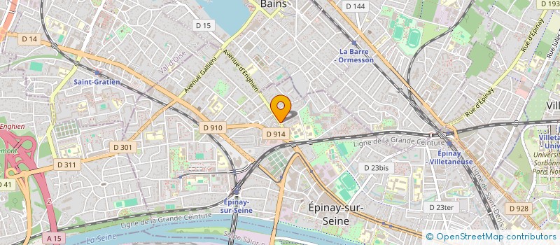 localisation de l'entreprise ESSENZA à EPINAY-SUR-SEINE