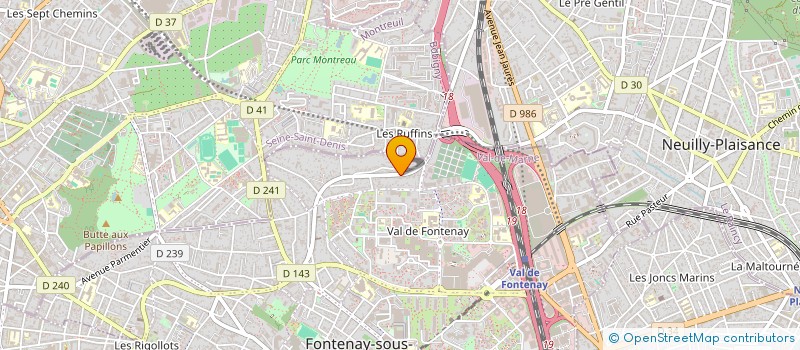 localisation de l'entreprise ESSENZA  FONTENAY-SOUS-BOIS