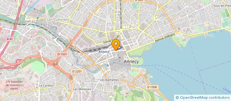 localisation de l'entreprise ESSEP  ANNECY