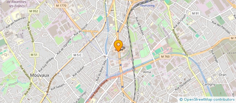 localisation de l'entreprise ESSER  TOURCOING