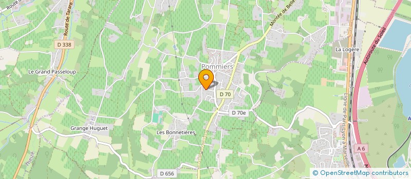 localisation de l'entreprise ESSEVELIS à POMMIERS