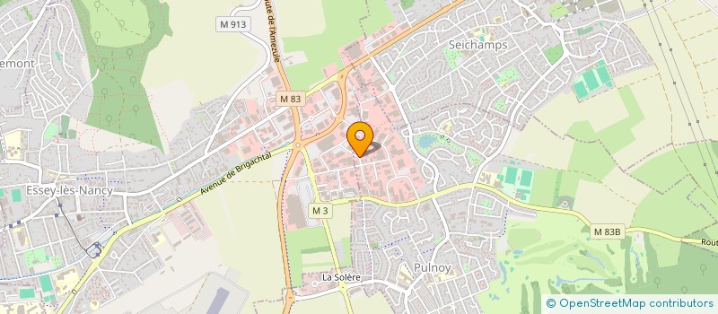 localisation de l'entreprise ESSEY  PULNOY