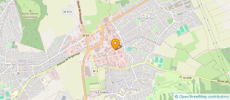 localisation de l'entreprise ESSEY METALLERIE  PULNOY