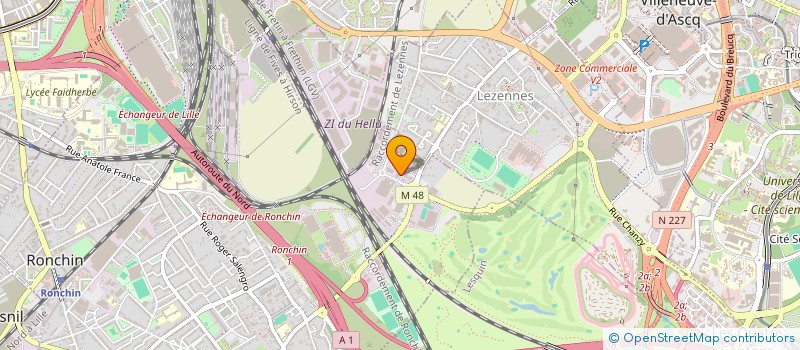 localisation de l'entreprise ESSI AMBRE à RONCHIN