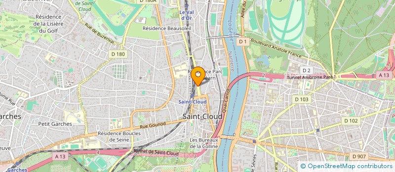 localisation de l'entreprise ESSI OPALE à SAINT-CLOUD