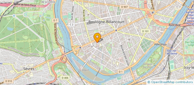 localisation de l'entreprise ESSI TURQUOISE à BOULOGNE-BILLANCOURT