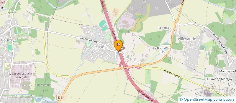 localisation de l'entreprise ESSID II à LE PIN