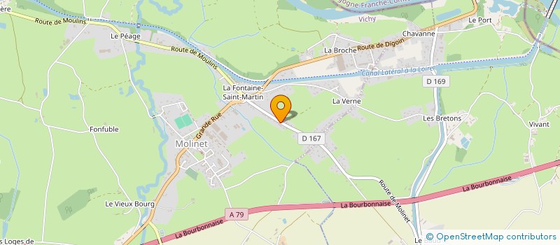 localisation de l'entreprise ESSIEUX BOURGOGNE  MOLINET