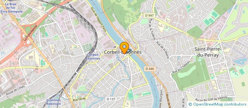 localisation de l'entreprise ESSIGA à CORBEIL-ESSONNES