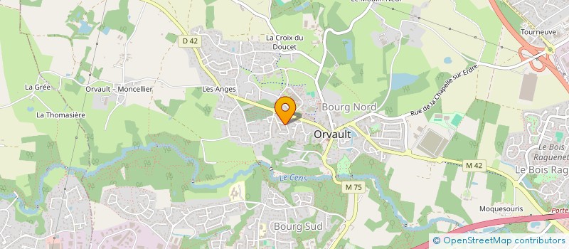 localisation de l'entreprise ESSINGAN à ORVAULT