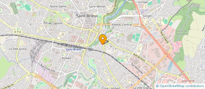 localisation de l'entreprise ESSIRARD - GUERMEUR INDIVISION à SAINT-BRIEUC