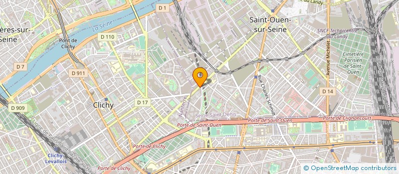 localisation de l'entreprise ESSITY FRANCE à SAINT-OUEN-SUR-SEINE
