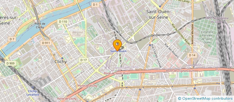 localisation de l'entreprise ESSITY PLD FRANCE à SAINT-OUEN-SUR-SEINE