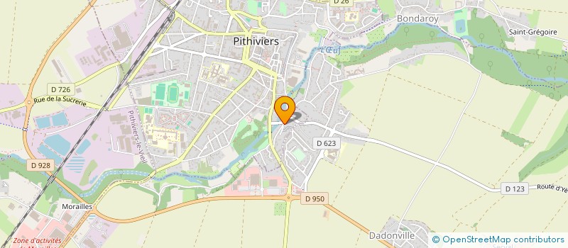 localisation de l'entreprise ESSIZ à PITHIVIERS
