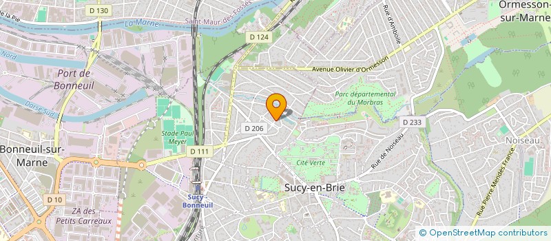 localisation de l'entreprise ESSKA à SUCY-EN-BRIE