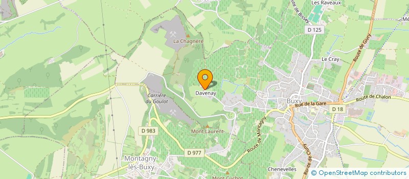 localisation de l'entreprise ESSLING  BUXY