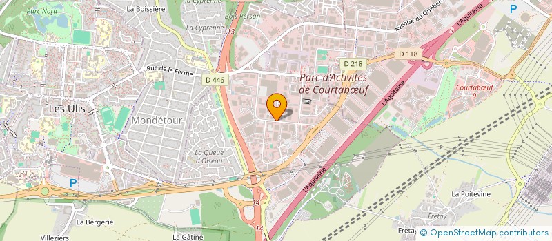 localisation de l'entreprise ESSNER HOLDING  LES ULIS