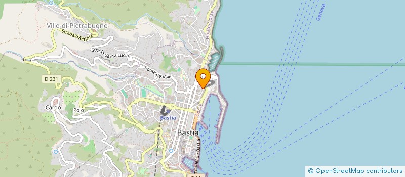 localisation de l'entreprise ESSO NOUVEAU PORT à BASTIA