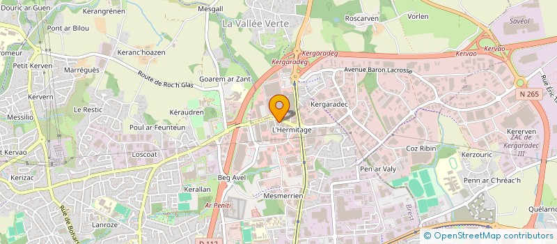 localisation de l'entreprise ESSOFFED  BREST