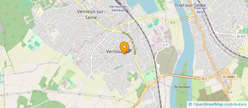 localisation de l'entreprise ESSOLYSERV à VERNOUILLET