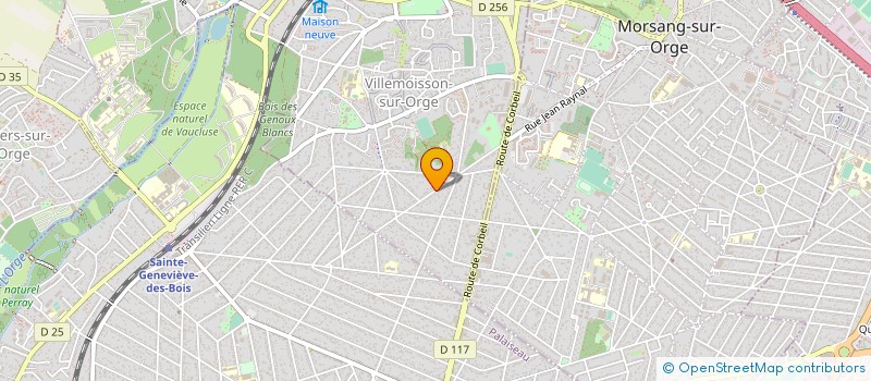 localisation de l'entreprise ESSONNE BATIMENT à VILLEMOISSON-SUR-ORGE