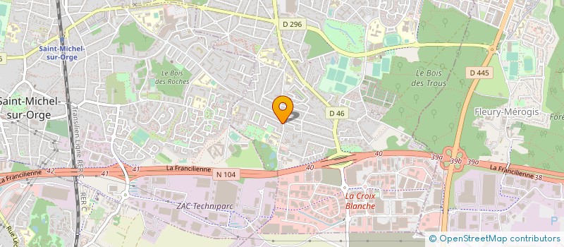 localisation de l'entreprise ESSONNE CONSULTANTS à SAINTE-GENEVIEVE-DES-BOIS