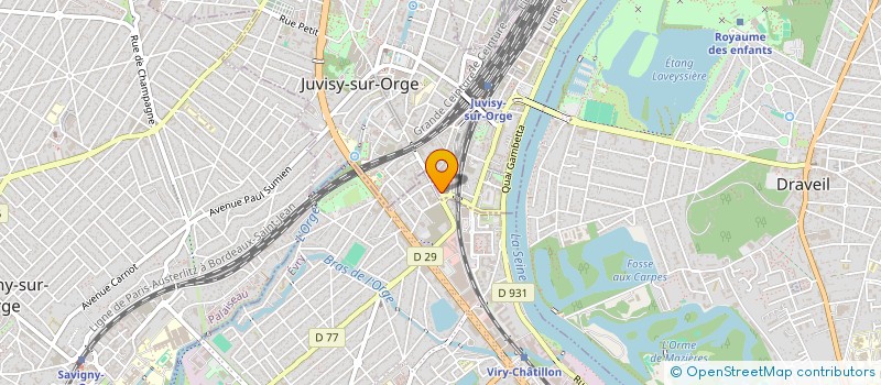 localisation de l'entreprise ESSONNE DISTRIBUTION à JUVISY-SUR-ORGE