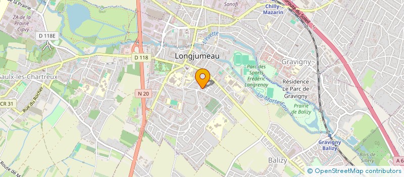 localisation de l'entreprise ESSONNE LOGISTIQUE à LONGJUMEAU
