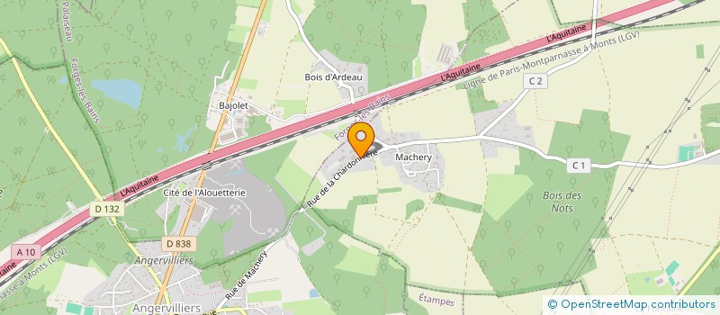 localisation de l'entreprise ESSONNE SOUDURE TUYAUTERIE MONTAGE à VAUGRIGNEUSE
