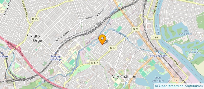 localisation de l'entreprise ESSONNE-TRAVAUX-SERVICES à VIRY-CHATILLON