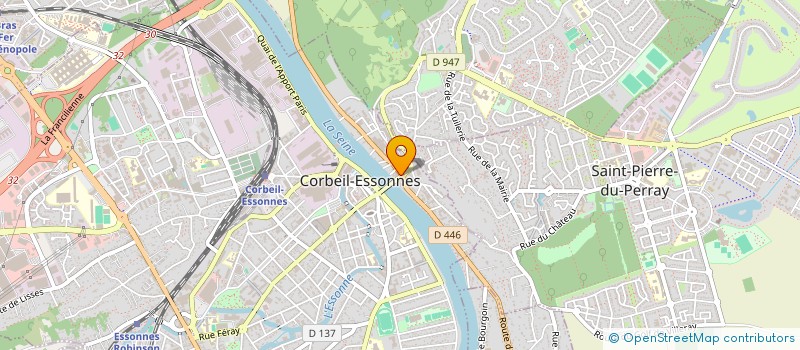 localisation de l'entreprise ESSONNE VOYAGES à CORBEIL-ESSONNES