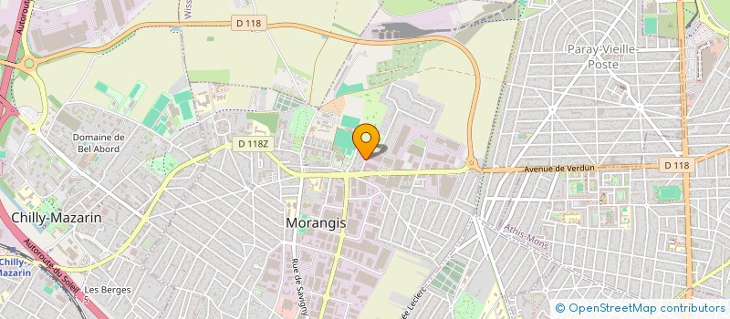 localisation de l'entreprise ESSONNES FRET SERVICE AUTOMOBILE à MORANGIS