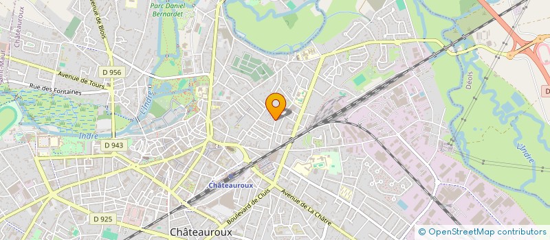 localisation de l'entreprise ESSOR à CHATEAUROUX