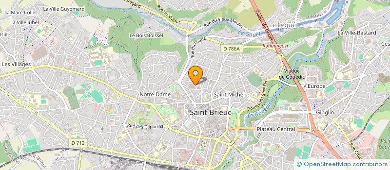 localisation de l'entreprise ESSOR à SAINT-BRIEUC