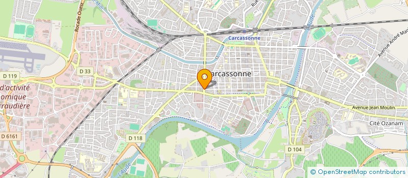 localisation de l'entreprise ESSOR  CARCASSONNE