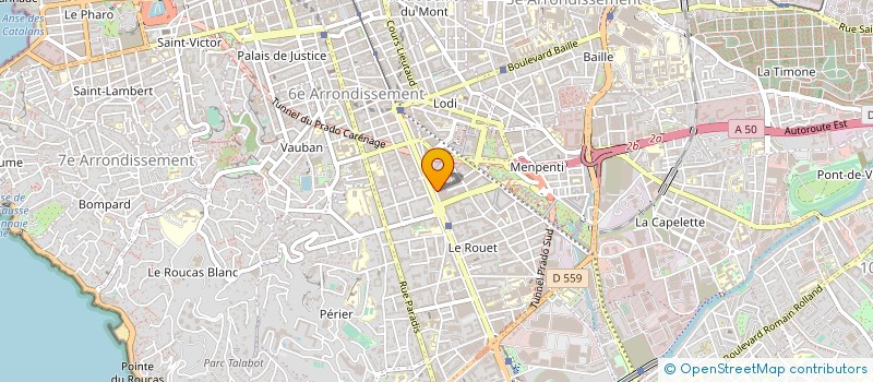 localisation de l'entreprise ESSOR AGRICOLE DE PROVENCE à MARSEILLE