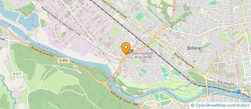 localisation de l'entreprise ESSOR AMPERE  LONS