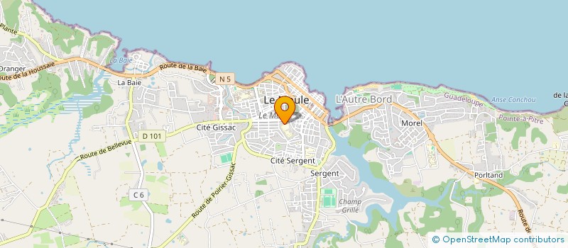 localisation de l'entreprise ESSOR ASSOCIATION SPORTIVE DE L'EXTERNAT SAINT JOSEPH DE CLUNY à LE MOULE