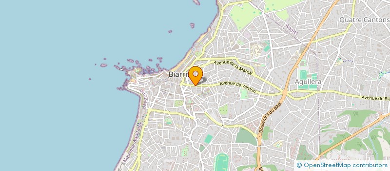 localisation de l'entreprise ESSOR AUBARINENQUE  BIARRITZ