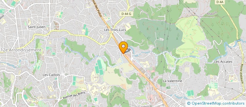 localisation de l'entreprise ESSOR AUTOS à MARSEILLE