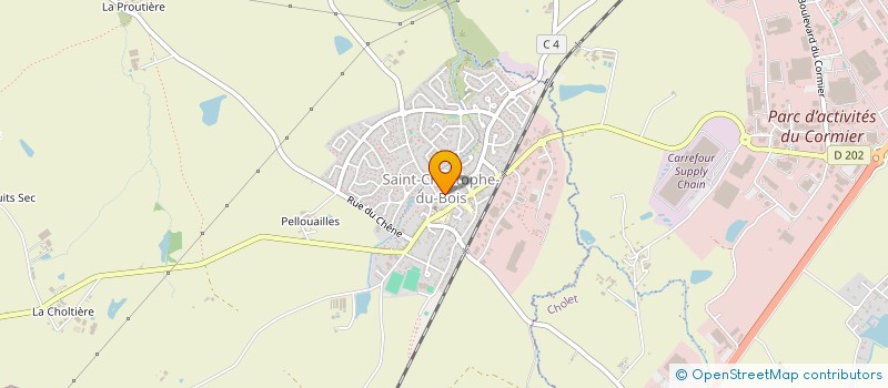 localisation de l'entreprise ESSOR CHRISTOPHIEN  SAINT-CHRISTOPHE-DU-BOIS