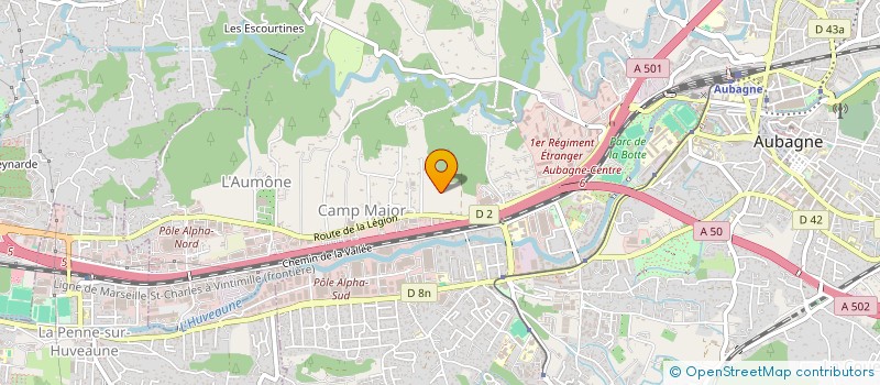 localisation de l'entreprise ESSOR CONSEIL  AUBAGNE