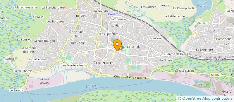 localisation de l'entreprise ESSOR COUERONNAIS à COUERON
