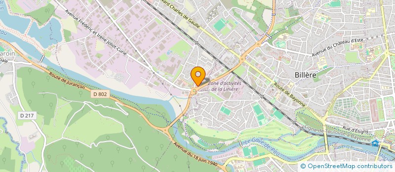 localisation de l'entreprise ESSOR DEVELOPPEMENT  LONS